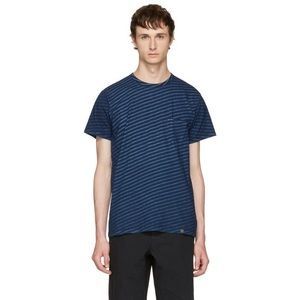 Rag & Bone Indigo Striped James T-Shirt